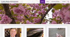 Desktop Screenshot of larryriceministries.org